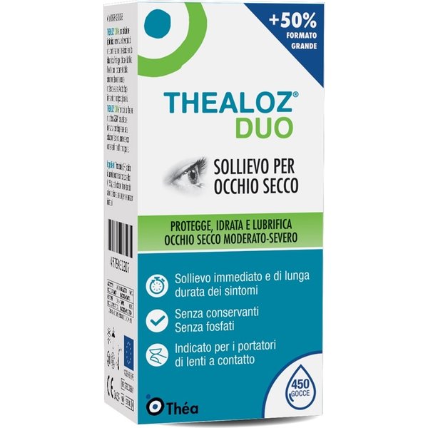 ThéA Thealoz Duo - Soluzione Oftalmica Idratante E Lubrificante Per Gli Occhi Secchi, 15 Ml-image