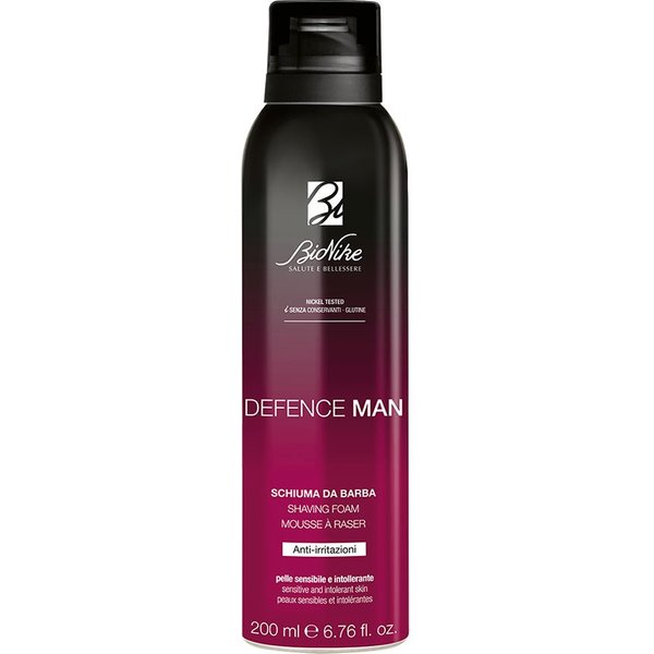 BioNike Defence Man - Safe Shave Schiuma Da Barba Anti-Irritazioni, 200Ml-image