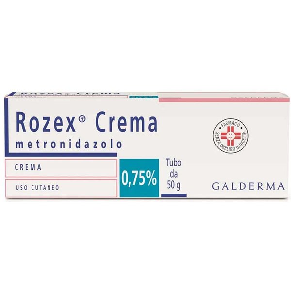 Rozex 0,75% Crema Dermatologica Trattamento Rosacea Eritematosa E Papulo-Pustolosa, 50G-image