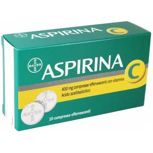 Aspirina C Raffreddore Influenza 400Mg Acido Acetilsalicilico 240Mg Vitamina C, 10 Compresse Effervescenti-image