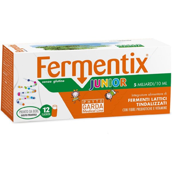 Phyto Garda Fermentix - Junior Integratore Di Fermenti, 12 Flaconcini-image