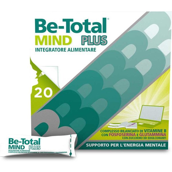 Be-Total Mind Plus Integratore Vitamina B Fosfoserina Stanchezza, 20 Bustine-image