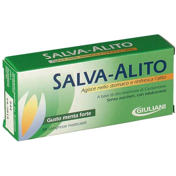 Giuliani Salva Alito Rimedio Alito Cattivo Gusto Menta Forte, 30 Compresse-image