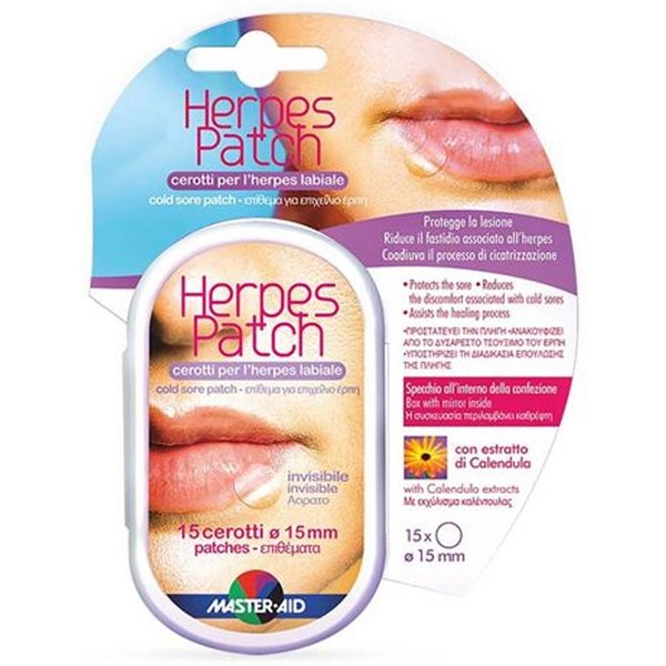 Master-Aid Herpes Patch Cerotto Protettivo Idrocolloidale, 15 Pezzi-image