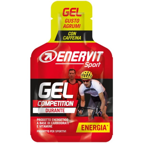 Enervit Sport Gel Prodotto Energetico Gusto Agrumi Con Caffeina, 25Ml-image