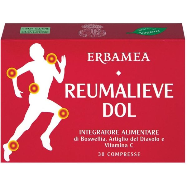Erbamea Reumalieve Dol - Integratore Alimentare Per Dolori Articolari E Muscolari, 30 Compresse-image