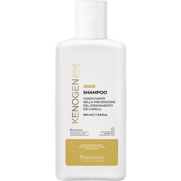 Vivipharma Kenogen Plus Donna - Shampoo Anticaduta Per Capelli Diradati, 200 Ml-image
