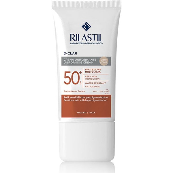 Rilastil Sun System - D-Clar SPF 50+ Light Crema Solare Colorata Per Le Macchie Cutanee, 40 Ml-image