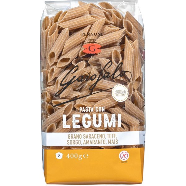 Pasta Garofalo Pennoni - Pasta Legumi E Cereali Garofalo, Una Fonte Di Proteine Senza Glutine, 400 G-image