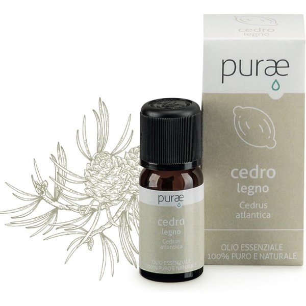 Purae Olio Essenziale - Cedro 100% Puro E Naturale, 10Ml-image