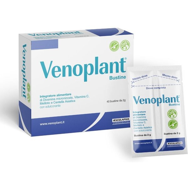 Aesculapius Farmaceutici Venoplant Integratore Alimentare, 40 Bustine-image