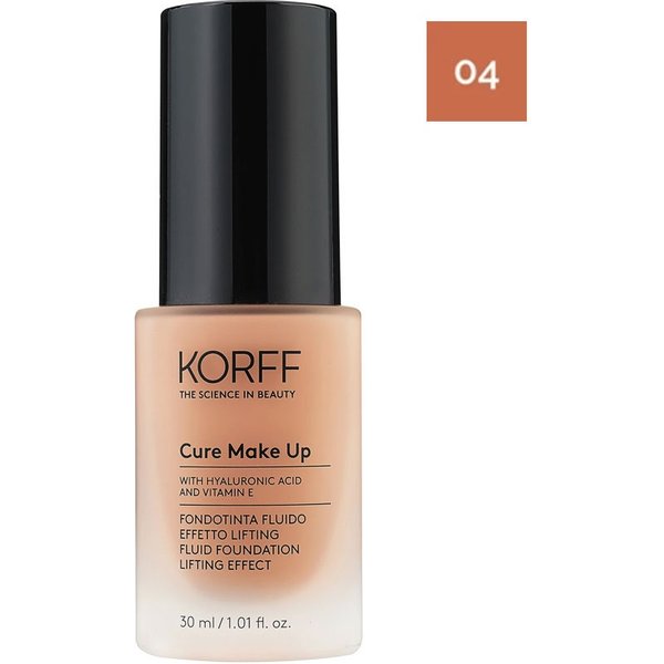 Korff Cure Make Up - Fondotinta Fluido Effetto Lifting Colore N. 04, 30Ml-image