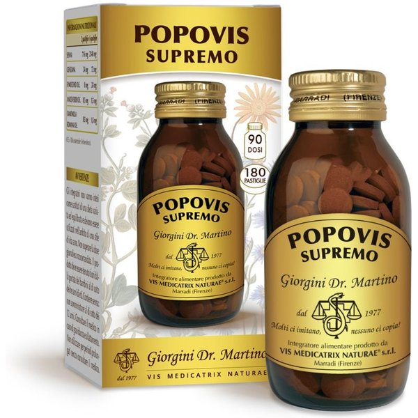 Dr. Giorgini Popovis Supremo Integratore Benessere Intestino, 180 Pastiglie-image