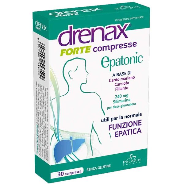 Paladin Pharma Drenax Forte - Epatonic Integratore Depurativo, 30 Compresse-image