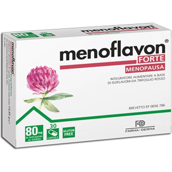 Farma-Derma Menoflavon Forte Integratore Disturbi Menopausa, 30 Capsule-image
