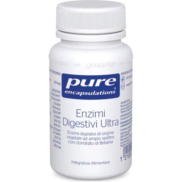 Pure Encapsulations Enzimi Digestivi Ultra Integratore, 30 Capsule-image