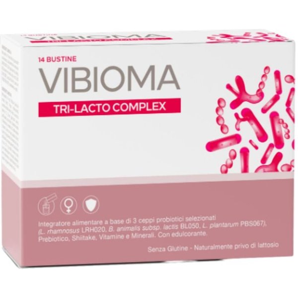 Vibioma Tri-Lacto Complex Integratore Disbiosi Vaginale, 14 Bustine-image