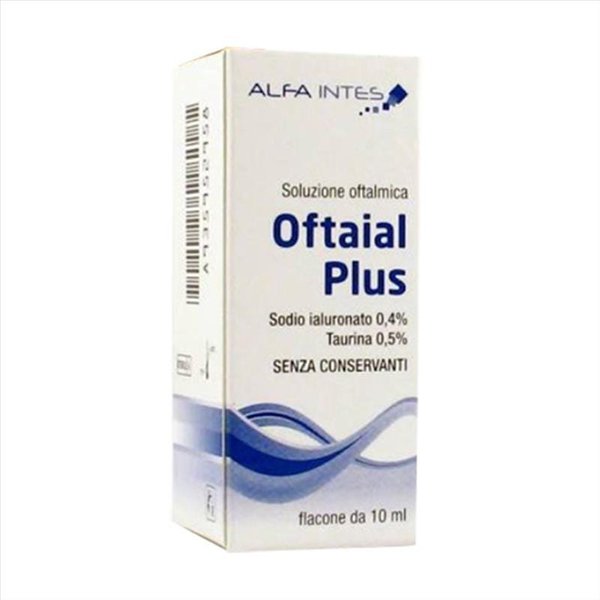 Alfa Intes Oftaial Plus Soluzione Oftalmica Acido Ialuronico 0,4% E Taurina 10Ml-image