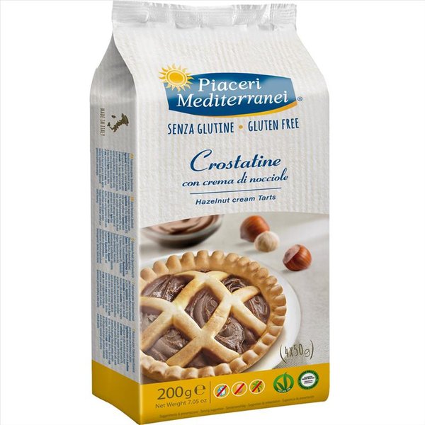 Piaceri Mediterranei Crostatine Con Crema Di Nocciola 4 Pezzi Da 50 G-image