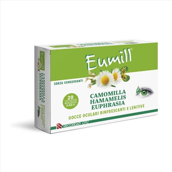 Eumill Gocce Oculari Rinfrescanti E Lenitive 20 Flaconcini Da 0,5 Ml-image