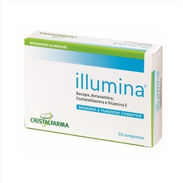 Cristalfarma Illumina Memoria E Funzioni Cognitive Integratore, 20 Compresse-image