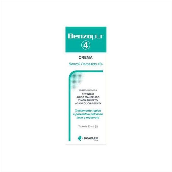 Doafarm Group Benzopur 4 Crema Acne 30 Ml-image