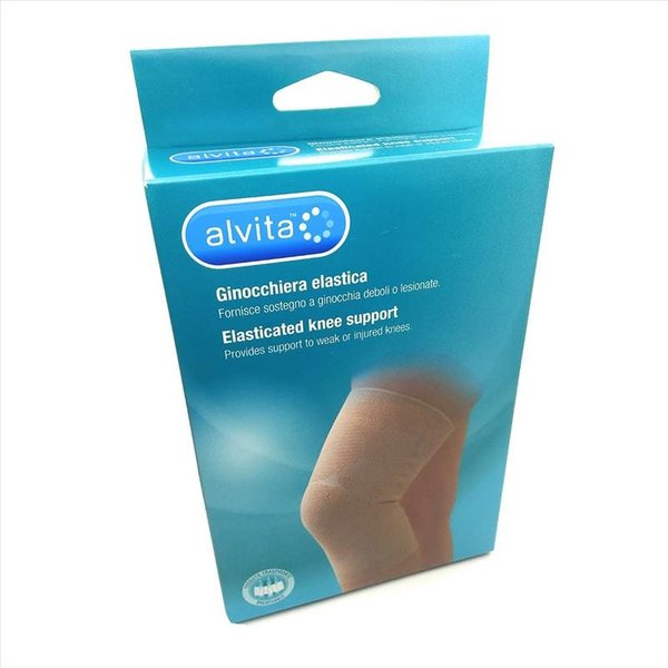 Alvita Ginocchiera Elastica Ambidestra Colore Beige Taglia 2 (36-41 Cm) 1 Pezzo-image