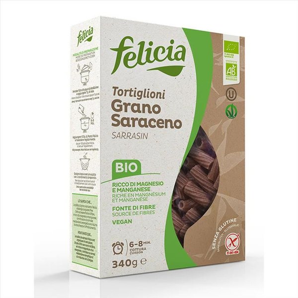 Felicia Tortiglioni Di Grano Saraceno Bio Senza Glutine 340 G-image