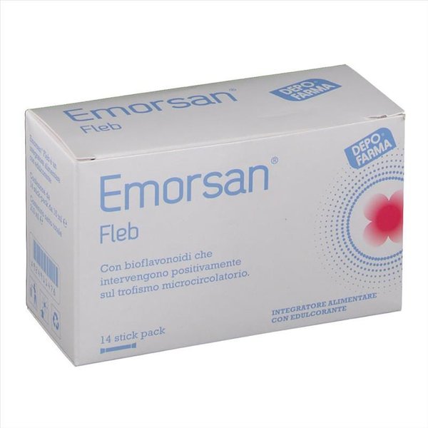 Depofarma Emorsan Fleb Integratore Patologia Emorroidaria 14 Bustine Da 15 Ml-image