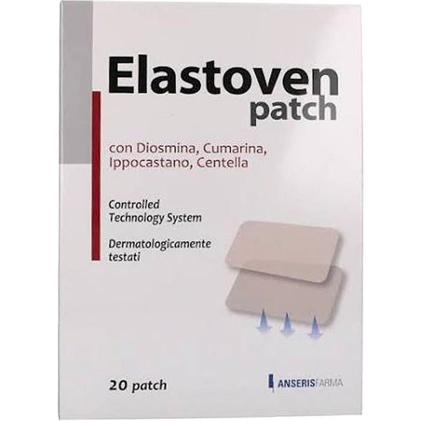 Anseris Farma Elastoven Patch Insufficienza Venosa, 20 Cerotti Transdermici-image