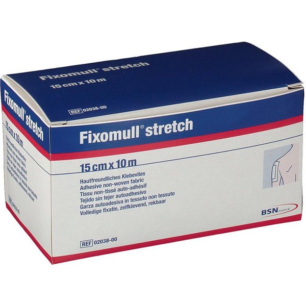 BSN Medical Fixomull Stretch Garza Autoadesiva TNT 10M X 15Cm-image