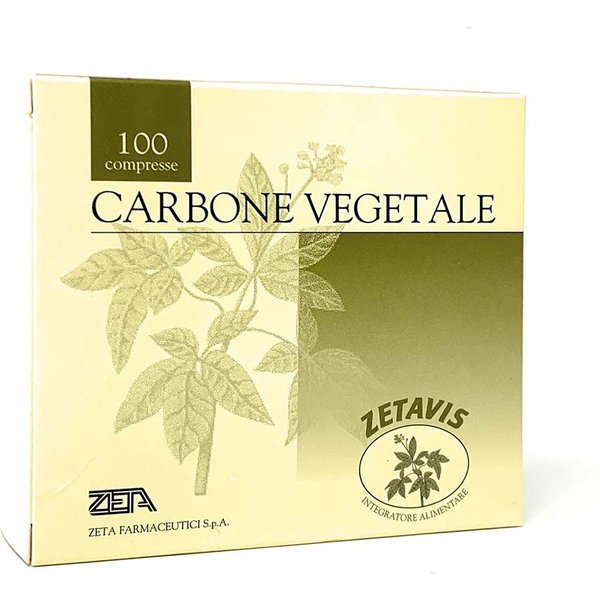 Zeta Farmaceutici Zetavis - Carbone Vegetale, 100 Compresse-image
