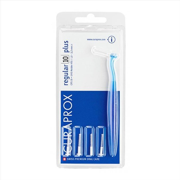 Curaprox Cps Regular - 10 Plus Bianco Scovolino Interdentale, 5 Pezzi-image
