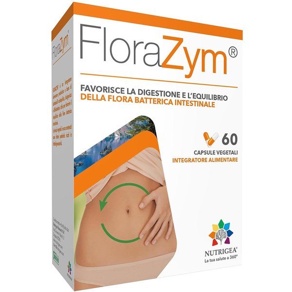 Nutrigea Gut - Florazym Integratore Alimentare, 60 Capsule-image