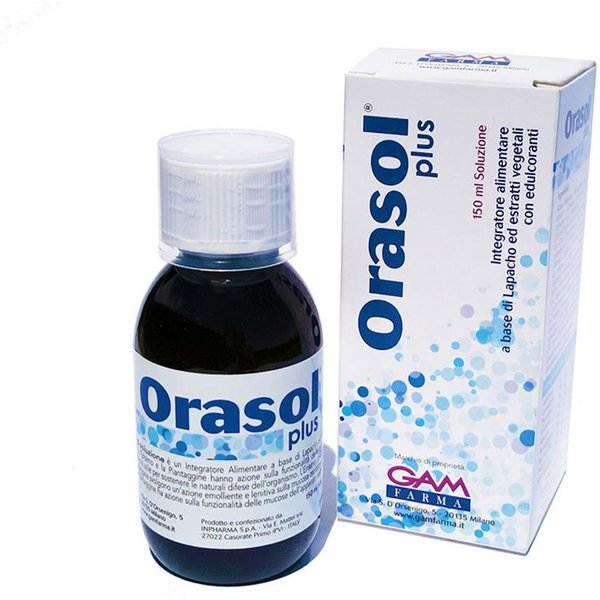 Gam Farma Orasol Plus Integratore Per Infiammazioni Orali, 150Ml-image