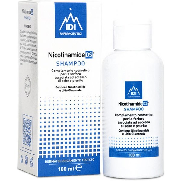 Idi Farmaceutici Nicotinamide Ds Shampoo Forfora Con Sebo E Prurito, 100Ml-image