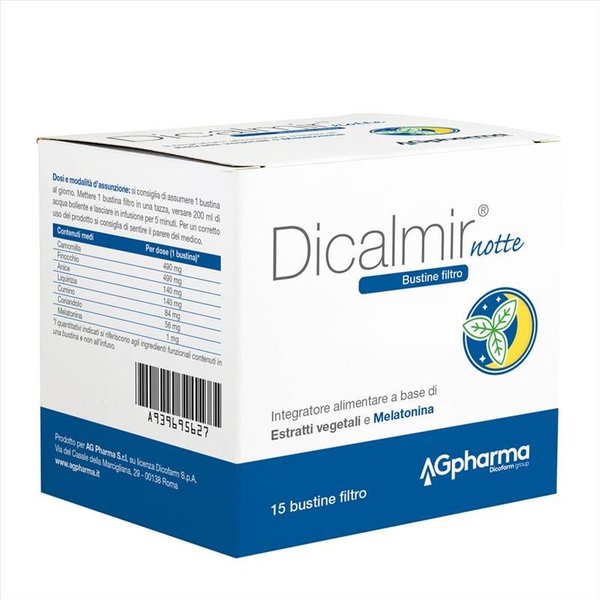 Ag Pharma Dicalmir Notte Integratore Alimentare 15 Filtri-image