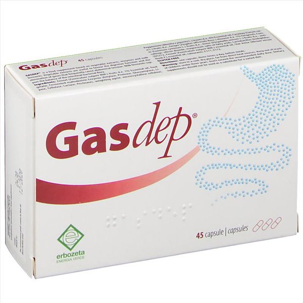 Erbozeta Gasdep Integratore Fermenti Lattici, 45 Capsule-image