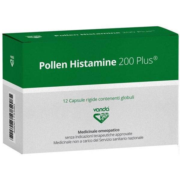 Vanda Omeopatici Pollen Histamine 200 Plus Medicinale Omeopatico, 12 Capsule-image
