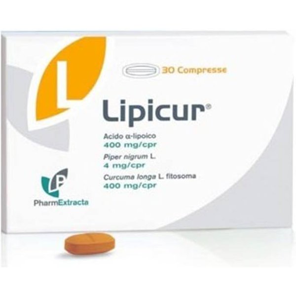 Pharmextracta Lipicur Integratore Alimentare, 30 Compresse-image