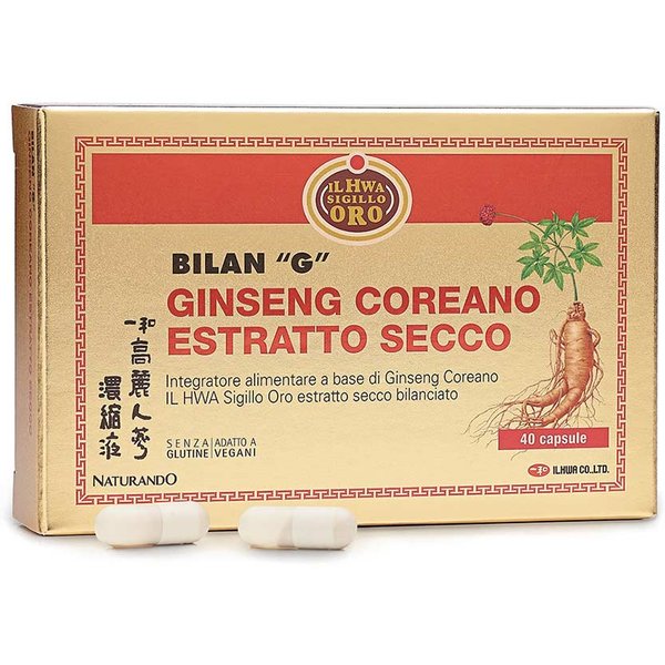 Naturando Ginseng Bilan-G Integratore Alimentare, 40 Capsule-image