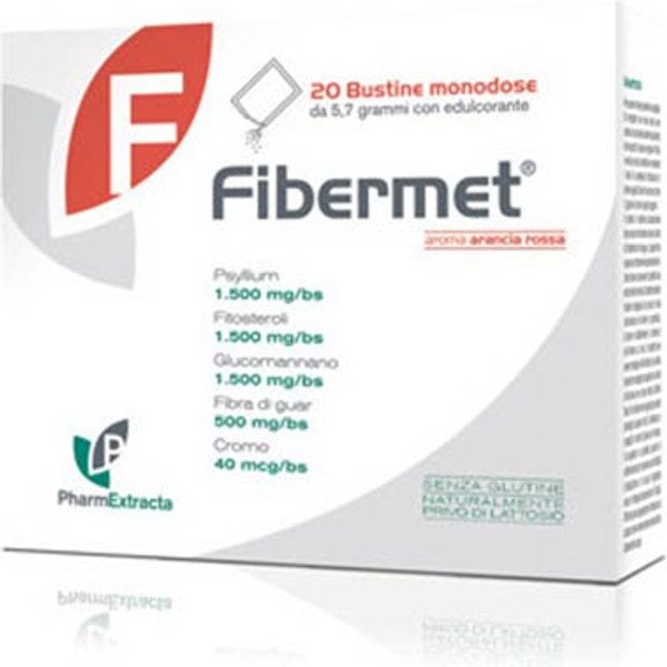 Pharmextracta Fibermet Integratore Alimentare, 20 Bustine-image