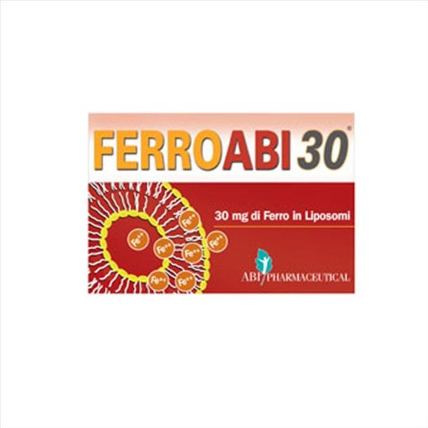 Abi Pharmaceutical Ferroabi 30 Integratore Alimentare, 20 Compresse-image