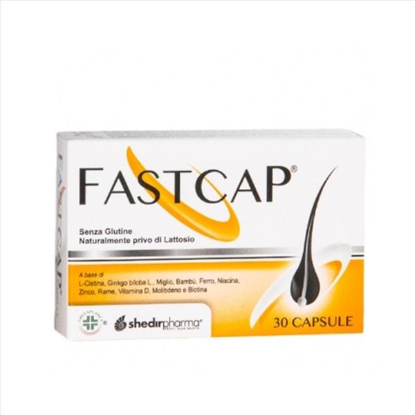 Shedir Pharma Fastcap - Integratore Alimentare Capelli, 30 Capsule-image