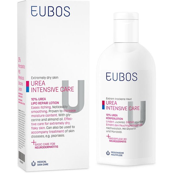 Eubos Urea - Lipo Repair Lotion 10% Emulsione Lenitiva Intensiva, 200Ml-image