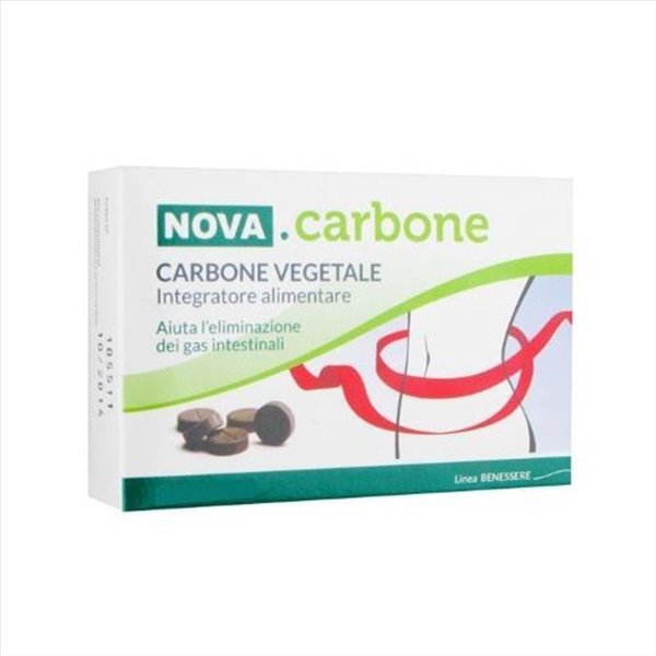 Nova Carbone Vegetale Integratore Alimentare 40 Compresse-image