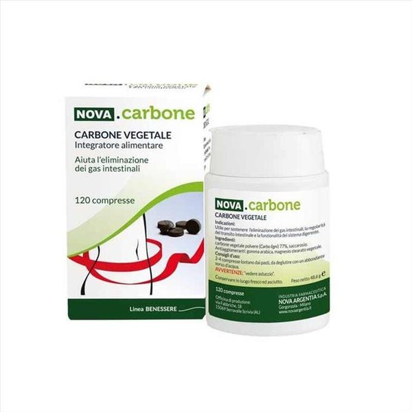 Nova Argentia Nova Carbone Integratore Alimentare 120 Compresse-image