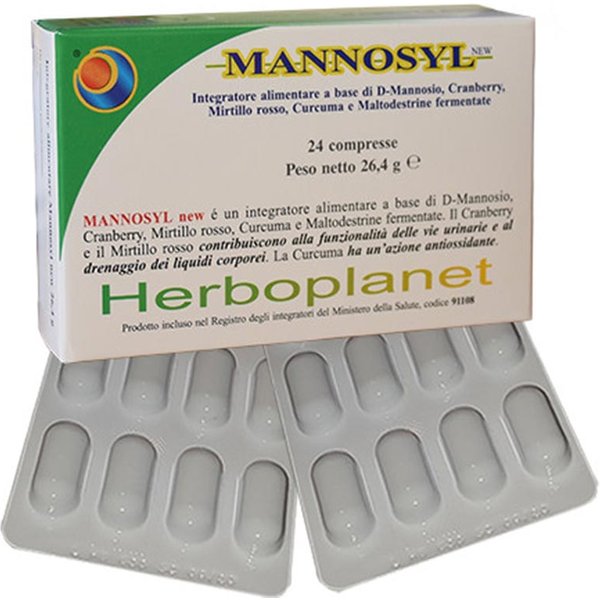 Herboplanet Mannosyl Integratore Alimentare, 24 Compresse-image