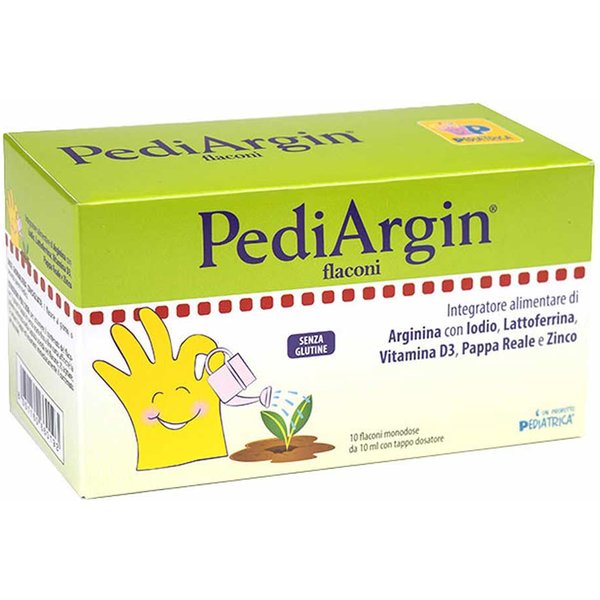 Pediatrica Pediargin Integratore Multivitaminico Per Bambini, 10 Flaconcini-image