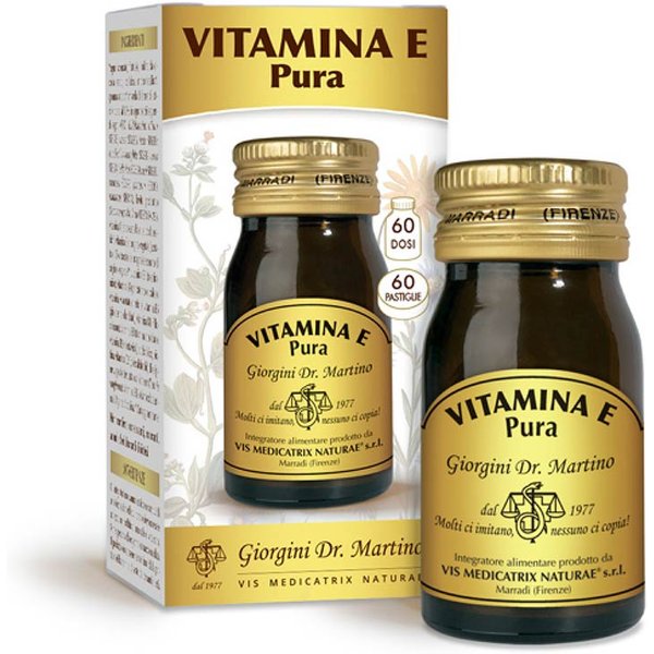 Dr.Giorgini Vitamina E Pura Integratore Alimentare, 60 Pastiglie-image